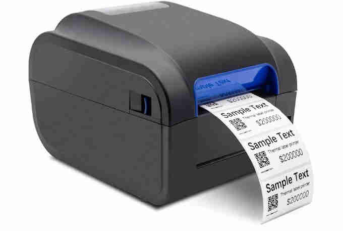 impresora de codigo de barras y código QR