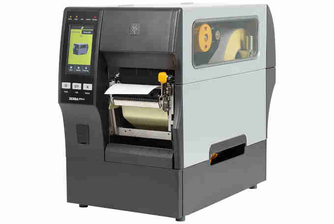 Impresora con carrete de etiquetas interno