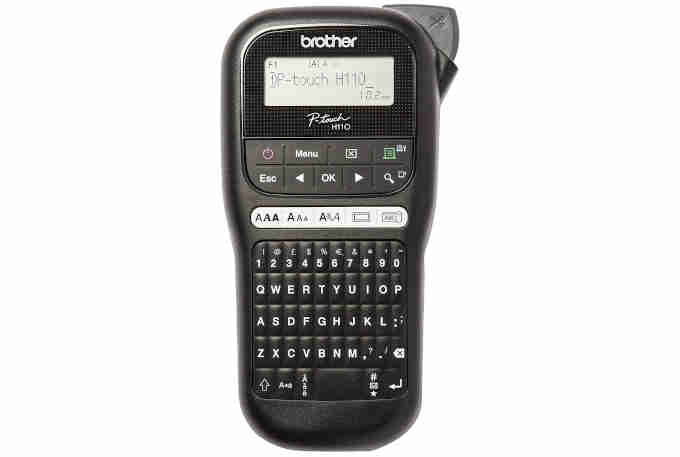 Rotuladora electrónica de mano con diseño ergo para el hogar y la oficina