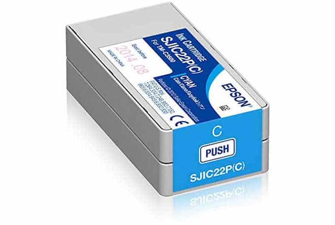 cartucho de tinta cian para epson TM C3500