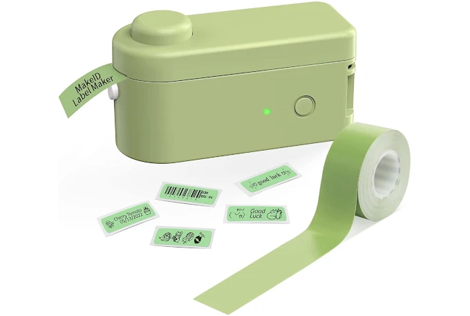 etiquetadora color verde